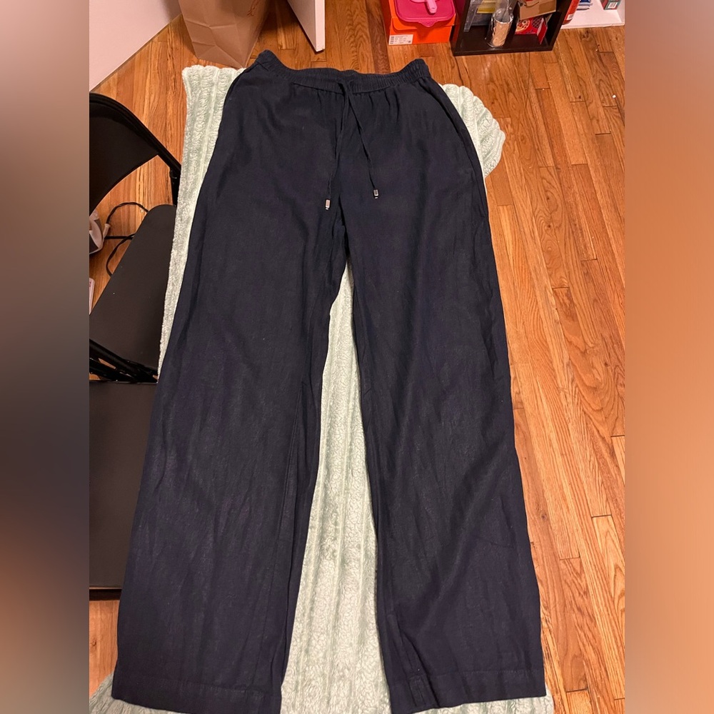 Black Linen Pants